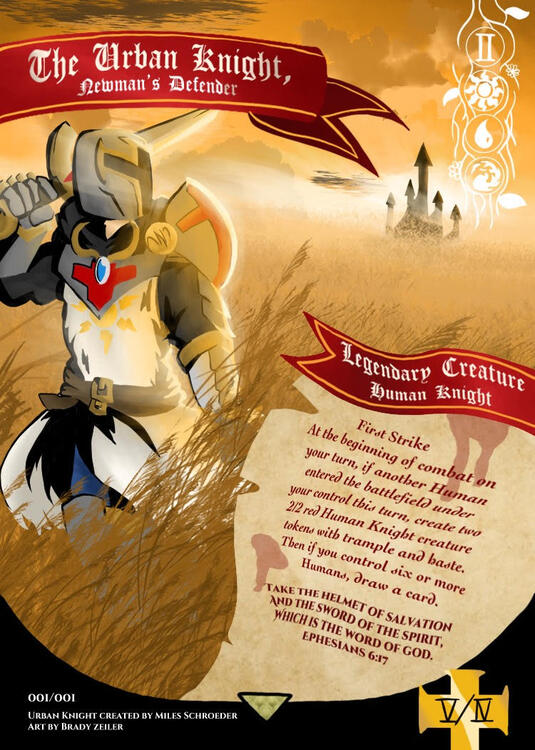Urban Knight MTG Card Commission