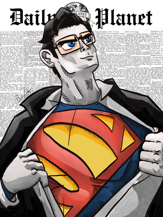Superman Promotional Print