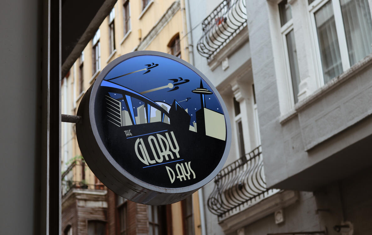 The Glory Days Restaurant Sign